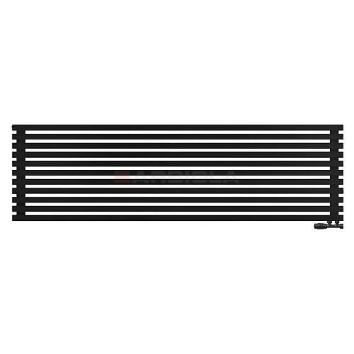 Arbiola Ritmo Gorizont V 2200-40-11 секций чёрный горизонтальный радиатор c нижним подключением