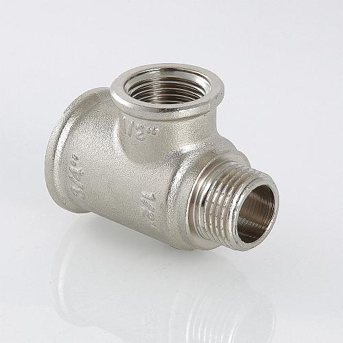 Valtec 3/4" х 1/2" х 3/4" Тройник переходной наружная-внутренняя-внутренняя резьба