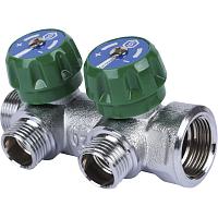 Stout Коллекторы хромированные подключение 1/2" (под плоское уплотнение) Stout Коллекторы хромированные подключение 1/2" (под плоское уплотнение)