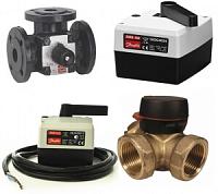 Поворотные регулирующие клапаны и электроприводы Поворотные регулирующие клапаны и электроприводы