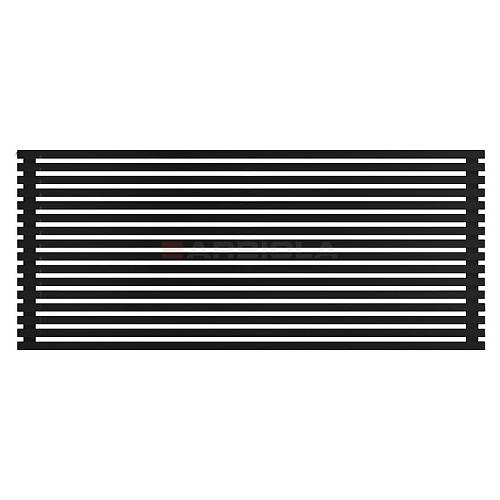 Arbiola Gorizont Ritmo H 2200-40-16 секций чёрный горизонтальный  радиатор c боковым подключением