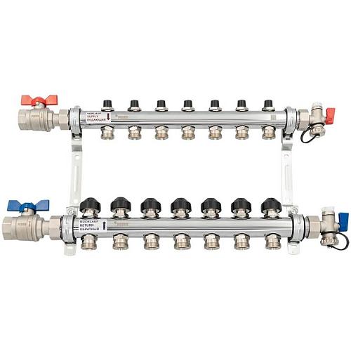РЕХАУ К-т коллекторов HKV из нерж. стали на 7 контура с шар. кранами