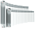 Rifar Base Flex 500- 5 секции Биметаллический радиусный радиатор