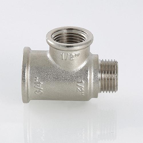 Valtec 3/4" х 1/2" х 3/4" Тройник переходной наружная-внутренняя-внутренняя резьба