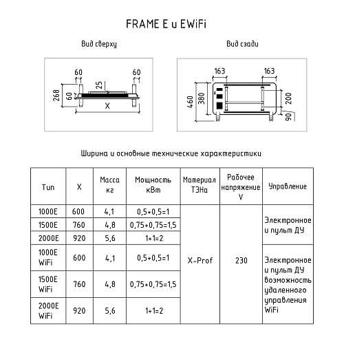 Thermex Frame 1500E Wi-Fi Электрический конвектор