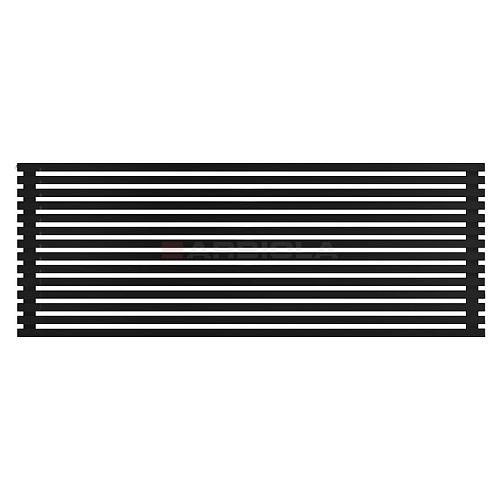 Arbiola Gorizont Ritmo H 2200-40-14 секций чёрный горизонтальный  радиатор c боковым подключением