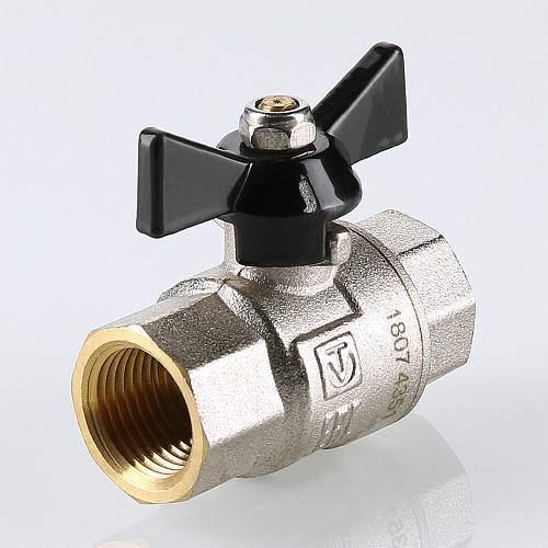 Valtec Perfect 1" Кран шаровой внутренняя/внутренняя резьба усиленный рукоятка бабочка