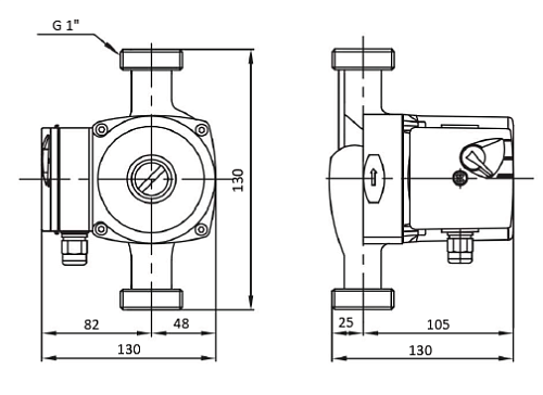 SHINHOO BASIC 15-4S N 130 1x230V Циркуляционный насос