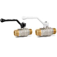 Шаровые латунные краны полнопроходные муфтовые НР-НР рычаг Шаровые латунные краны полнопроходные муфтовые НР-НР рычаг