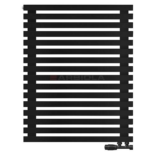 Arbiola Gorizont Ritmo V 700-40-16 секций чёрный горизонтальный радиатор c нижним подключением